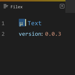 Filex & uText